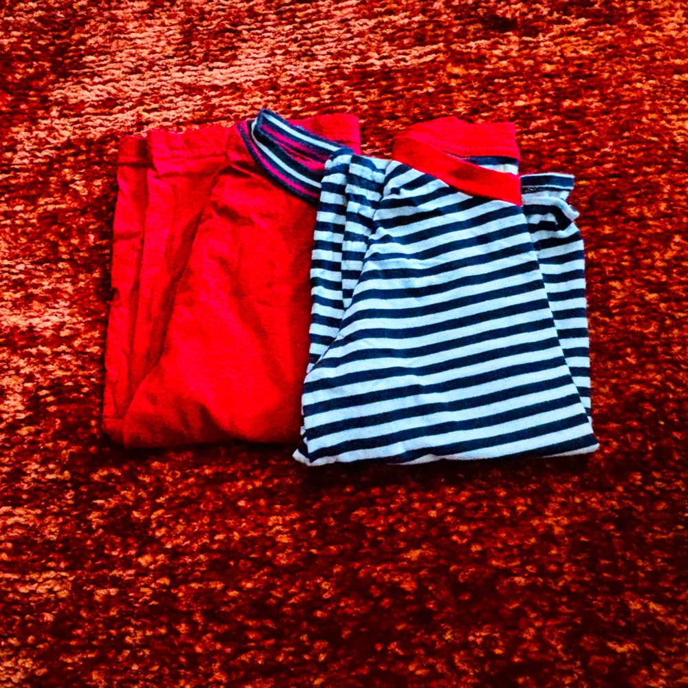 Boys size 4 Tommy Hilfiger and Ralph Lauren polo tshirts set of 2